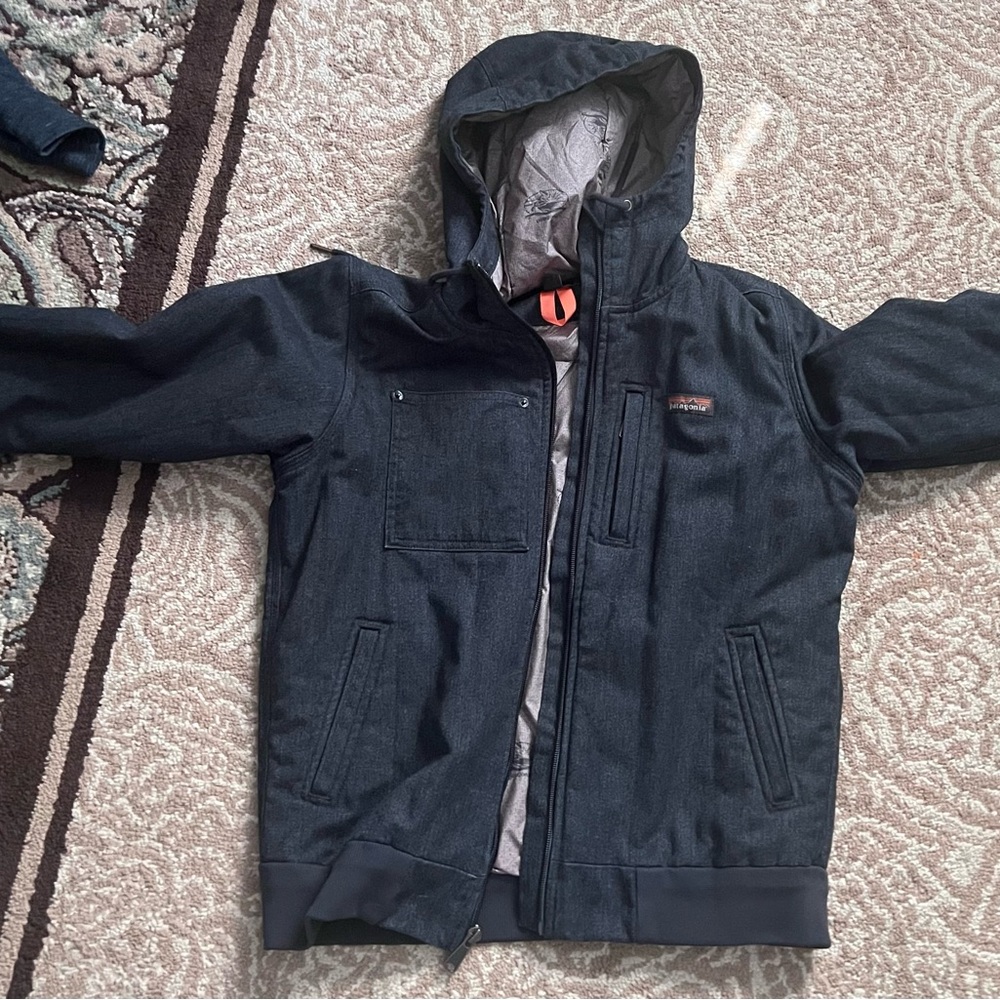 Patagonia Charcoal Hooded Jacket